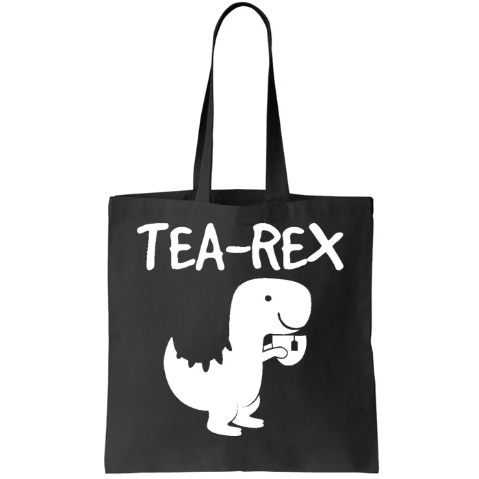 Tyrannosaurus Rex Tea Dino Man Woman Party Funny Design Tote Bag