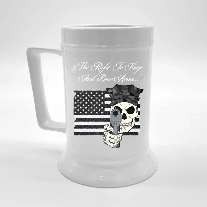 The Right To Keep And Bear Arms Gift Front & Back Beer Stein