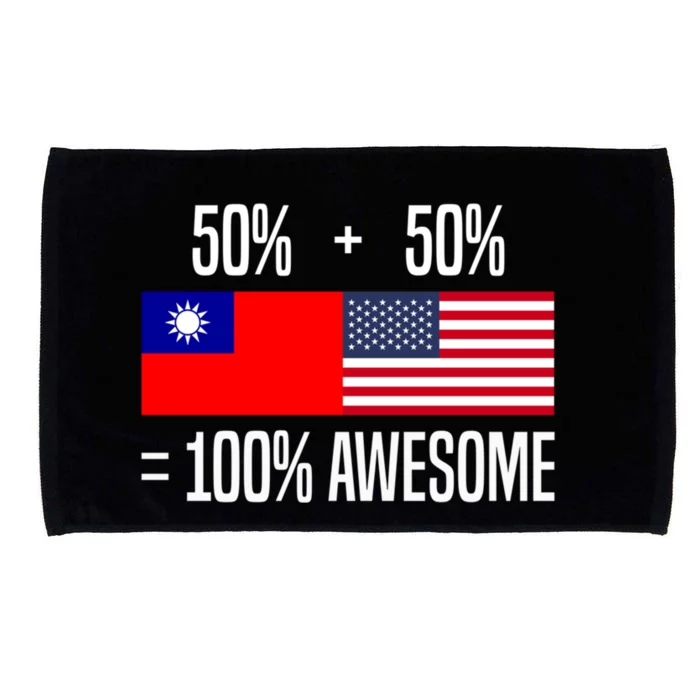 Taiwanese Roots Taiwan Heritage Taiwanese American Gift Microfiber Hand Towel