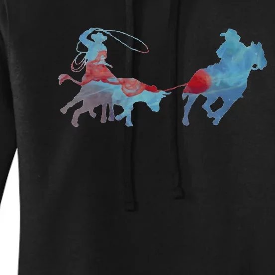 Team Roping Women's Pullover Hoodie