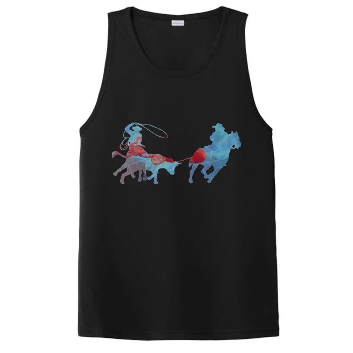 Team Roping Performance Tank