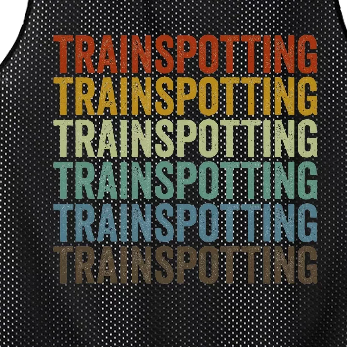 Trainspotting Retro Mesh Reversible Basketball Jersey Tank