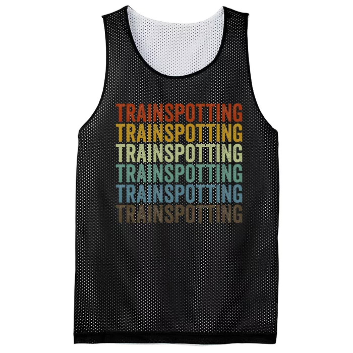 Trainspotting Retro Mesh Reversible Basketball Jersey Tank