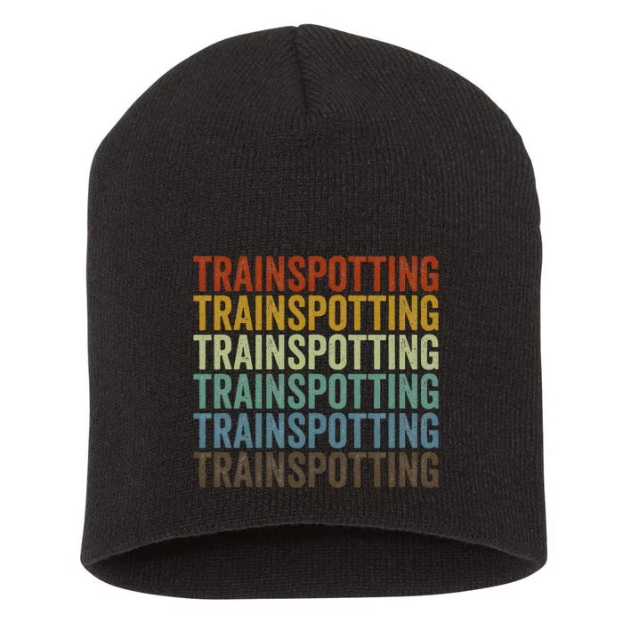 Trainspotting Retro Short Acrylic Beanie