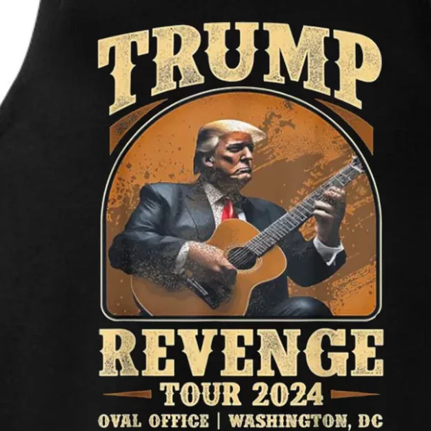 Trump Revenge Tours 2024 Ladies Tri-Blend Wicking Tank