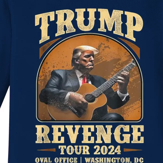 Trump Revenge Tours 2024 Baby Long Sleeve Bodysuit