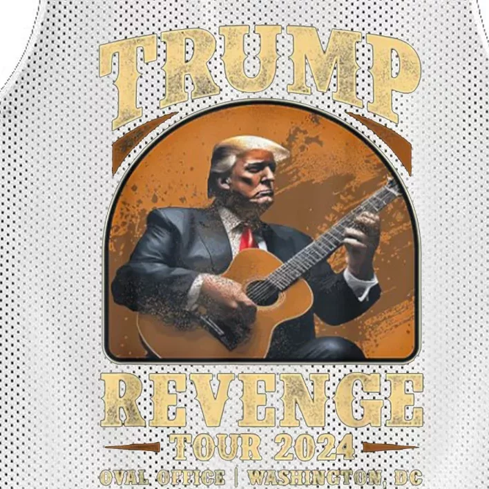 Trump Revenge Tours 2024 Mesh Reversible Basketball Jersey Tank