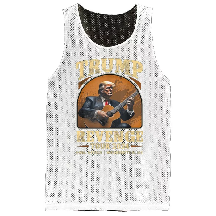 Trump Revenge Tours 2024 Mesh Reversible Basketball Jersey Tank