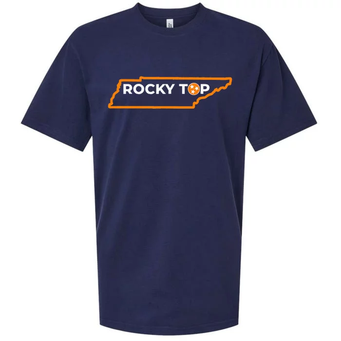 Tennessee Rocky Top Tn Rocky Top Volunteer State Vintage Sueded Cloud Jersey T-Shirt