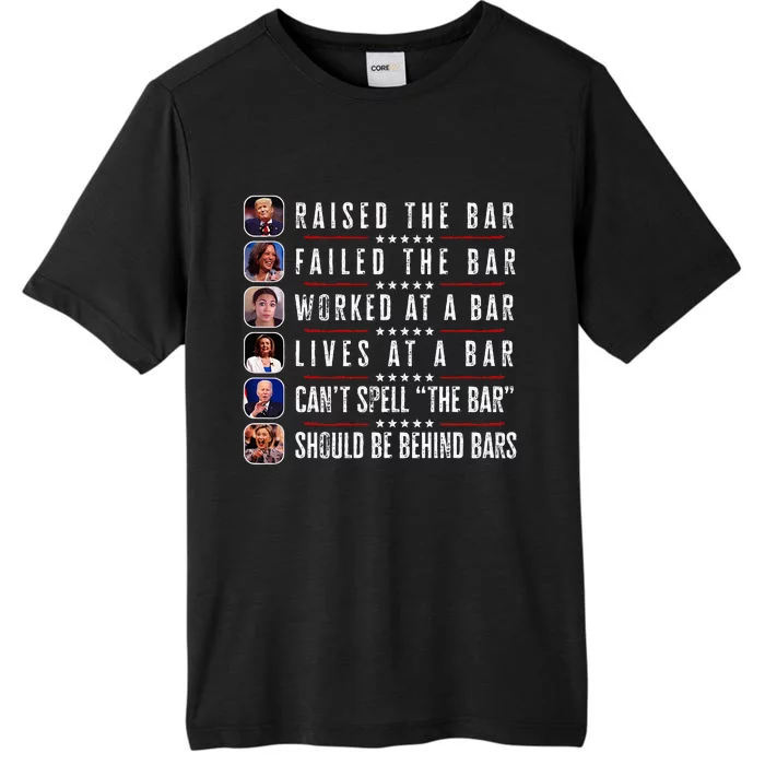 Trump Raised The Bar Harris Failed ChromaSoft Performance T-Shirt