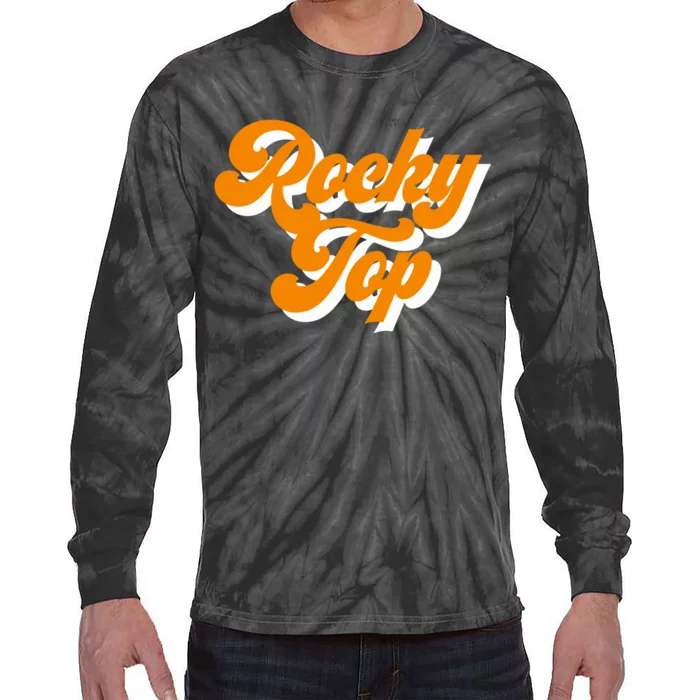 Tennessee Rocky Top TN Football Baseball Sport Fans Tie-Dye Long Sleeve Shirt