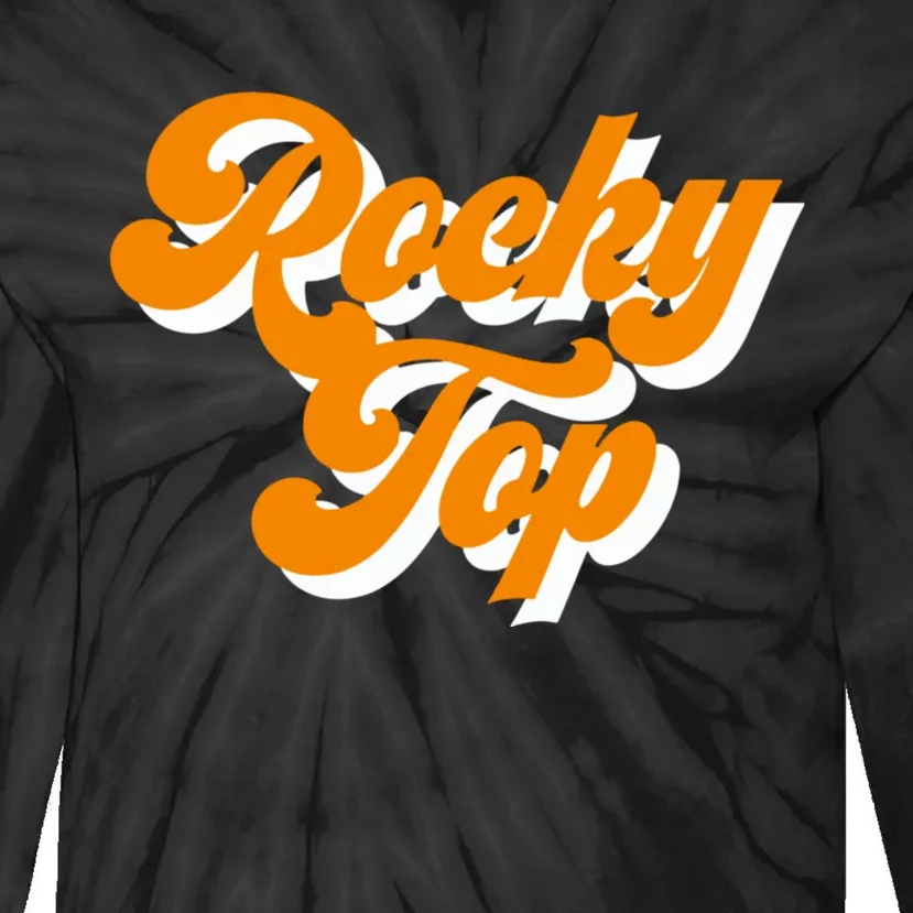 Tennessee Rocky Top TN Football Baseball Sport Fans Tie-Dye Long Sleeve Shirt