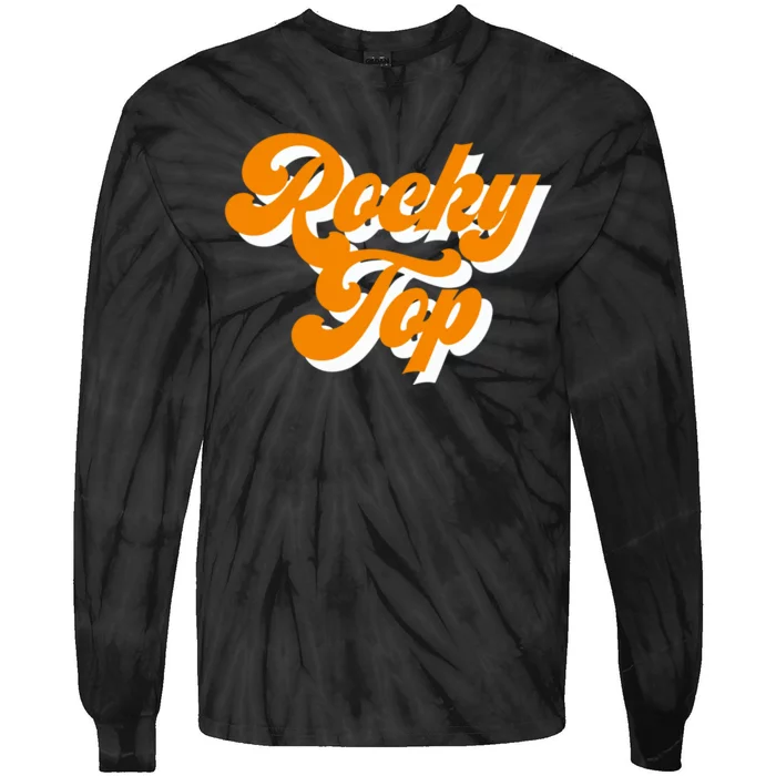 Tennessee Rocky Top TN Football Baseball Sport Fans Tie-Dye Long Sleeve Shirt