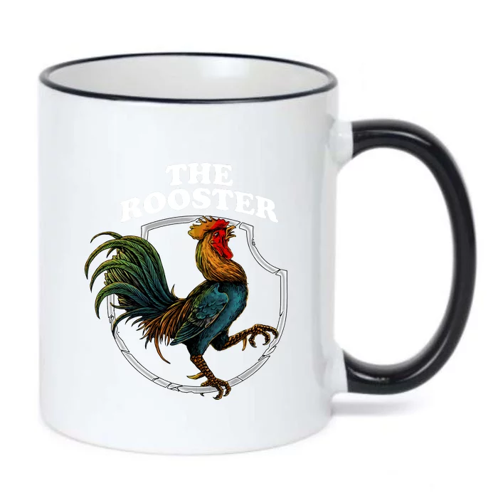 The Rooster Black Color Changing Mug