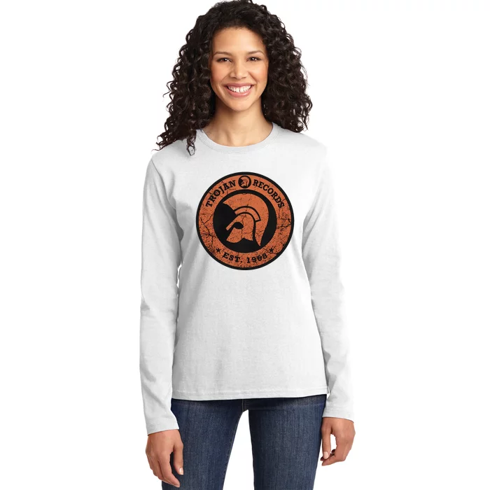 Trojan Records Ladies Long Sleeve Shirt