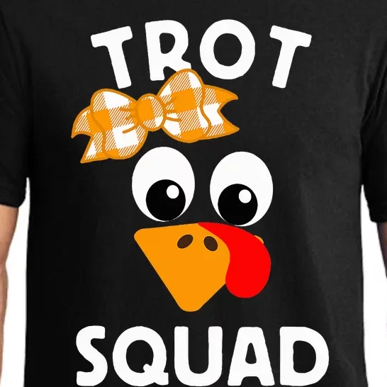 Thanksgiving Running Turkey Trot Squad Pajama Set