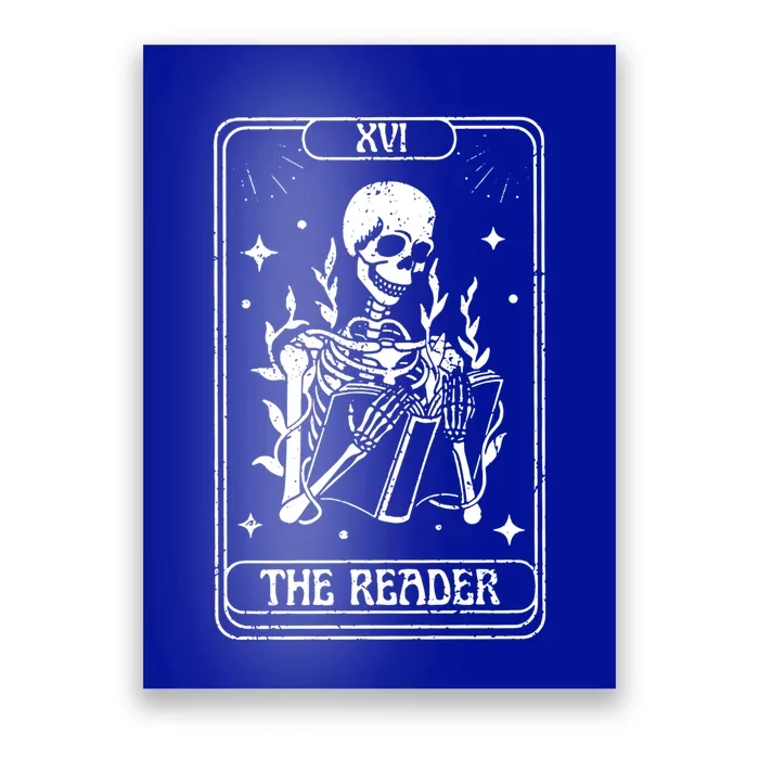 The Reader Tarot Card Witch Vibes Reading Bookworm Bookish Gift Poster