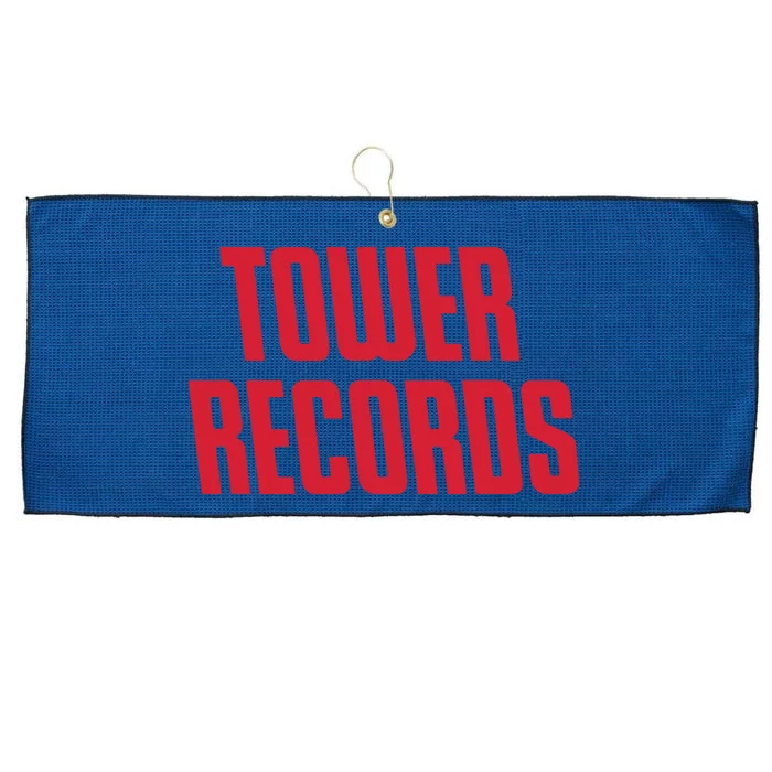 Tower Records Large Microfiber Waffle Golf Towel