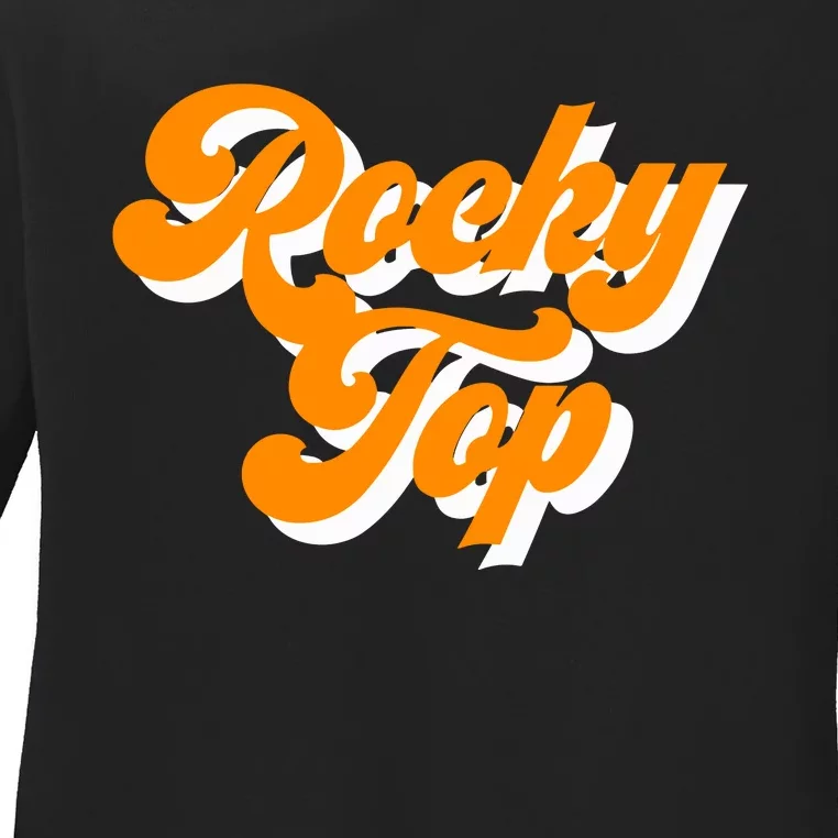 Tennessee Rocky Top Tn Football Baseball Sport Fans Ladies Long Sleeve Shirt