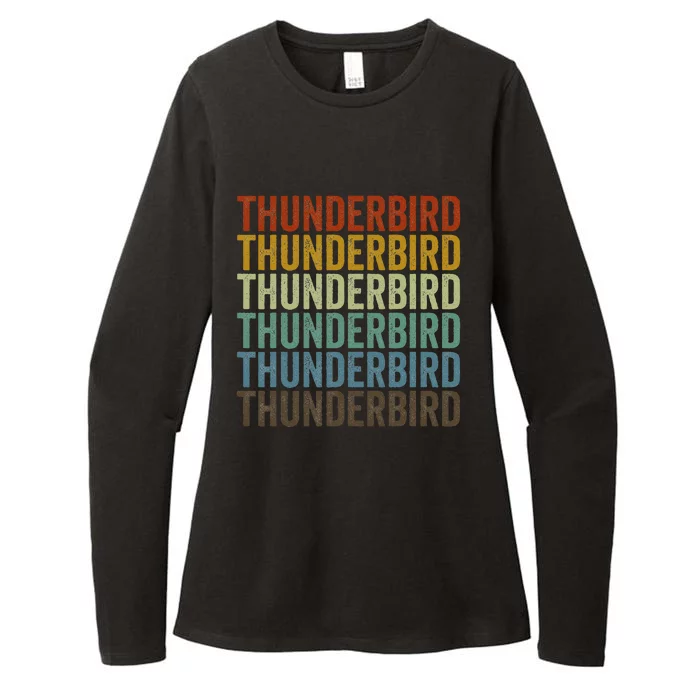 Thunderbird Retro Womens CVC Long Sleeve Shirt