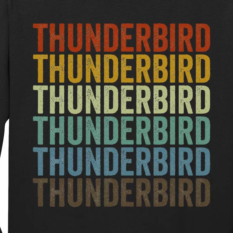 Thunderbird Retro Tall Long Sleeve T-Shirt