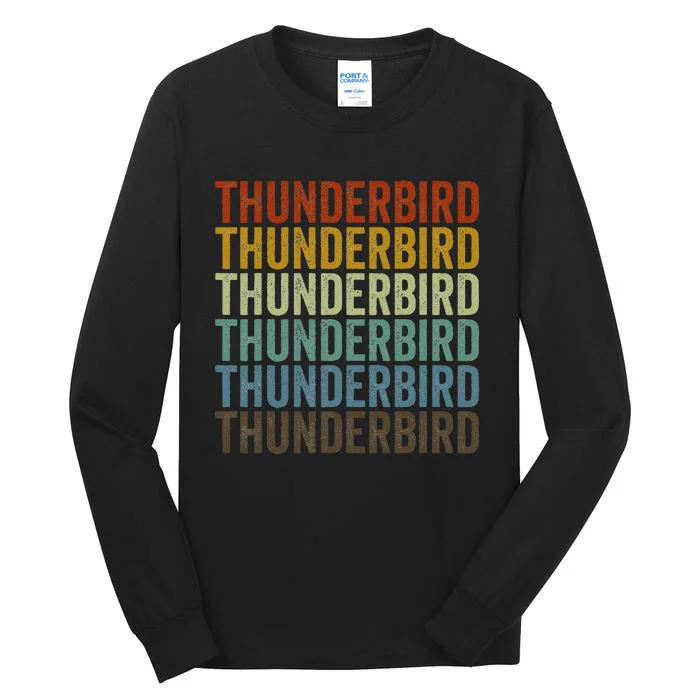 Thunderbird Retro Tall Long Sleeve T-Shirt