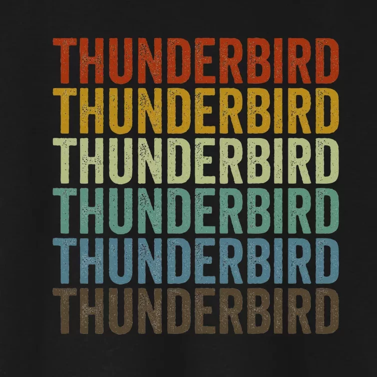 Thunderbird Retro Women's Crop Top Tee