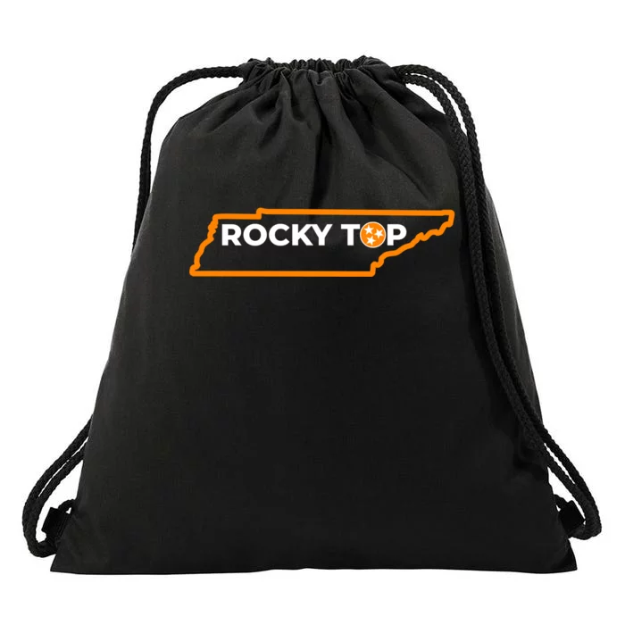 Tennessee Rocky Top TN Rocky Top Volunteer State Vintage Drawstring Bag