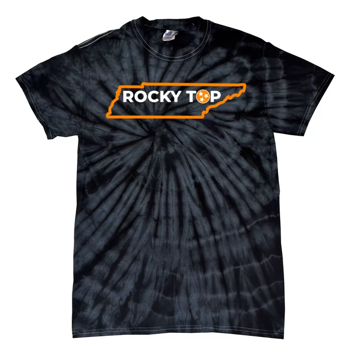 Tennessee Rocky Top TN Rocky Top Volunteer State Vintage Tie-Dye T-Shirt