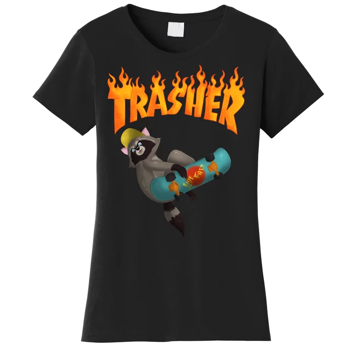 Trasher Raccoon Women's T-Shirt