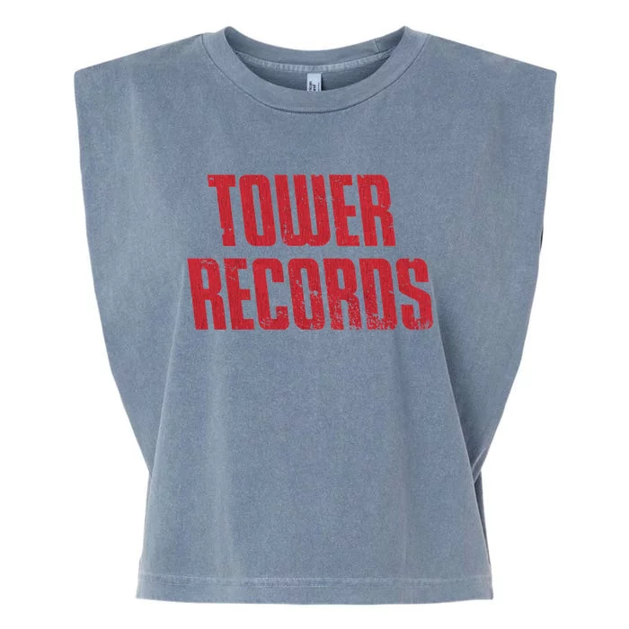 Tower Records Garment-Dyed Women's Muscle Tee