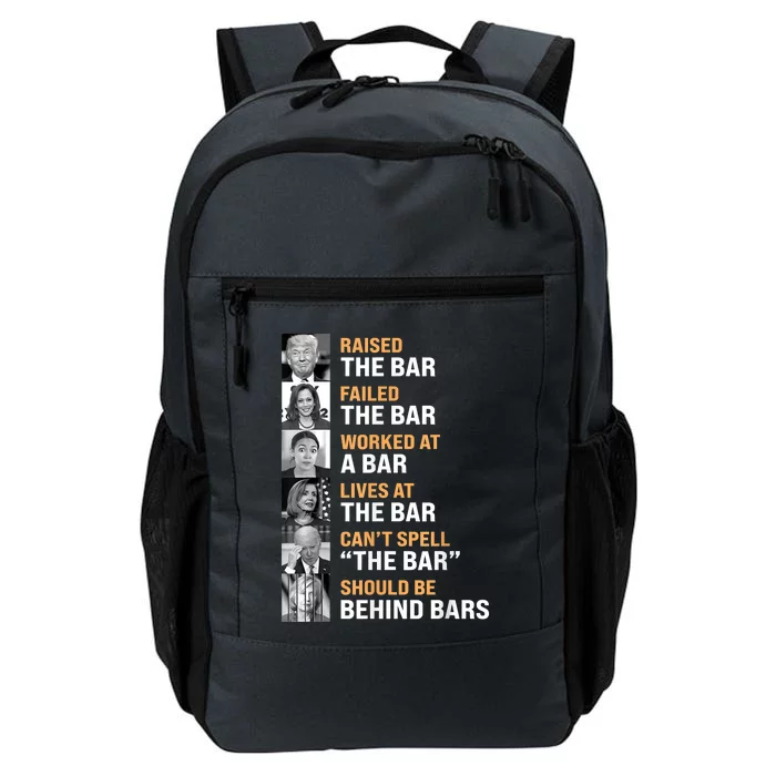 Trump Raised The Bar Harris Failed The Bar Daily Commute Backpack