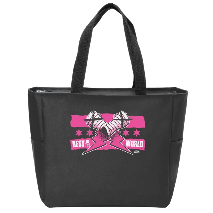 Top Rope Tuesday Cm Punk Best In The World Zip Tote Bag