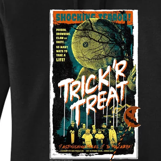 Trick ‘R Treat – Tales Of The Macabre Retro Poster Women's Pullover Hoodie