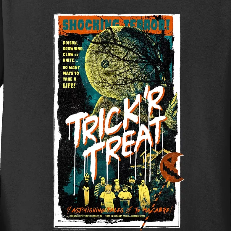 Trick ‘R Treat – Tales Of The Macabre Retro Poster Kids Long Sleeve Shirt