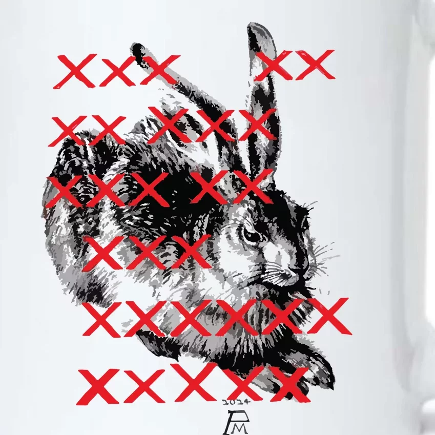 The Rabbit Black Color Changing Mug