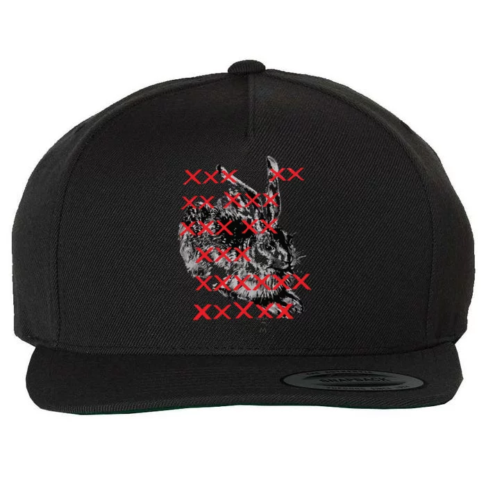 The Rabbit Wool Snapback Cap