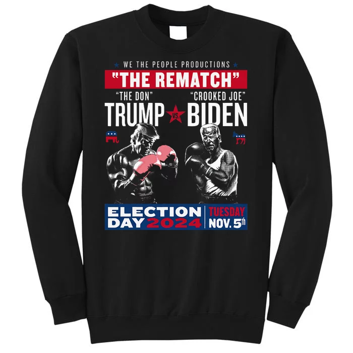 The Rematch The Don And Crooked Joe Pro Trump 2024 Sweatshirt