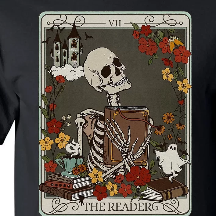 The Reader Tarot Card Bookish Tall T-Shirt