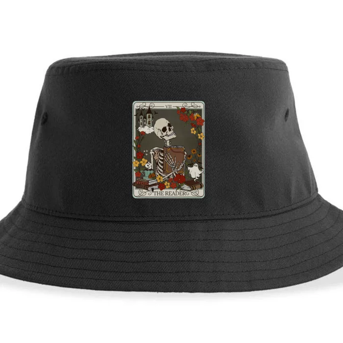 The Reader Tarot Card Bookish Sustainable Bucket Hat