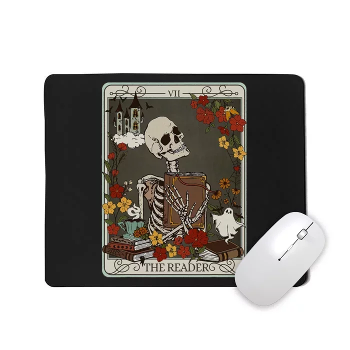 The Reader Tarot Card Bookish Mousepad