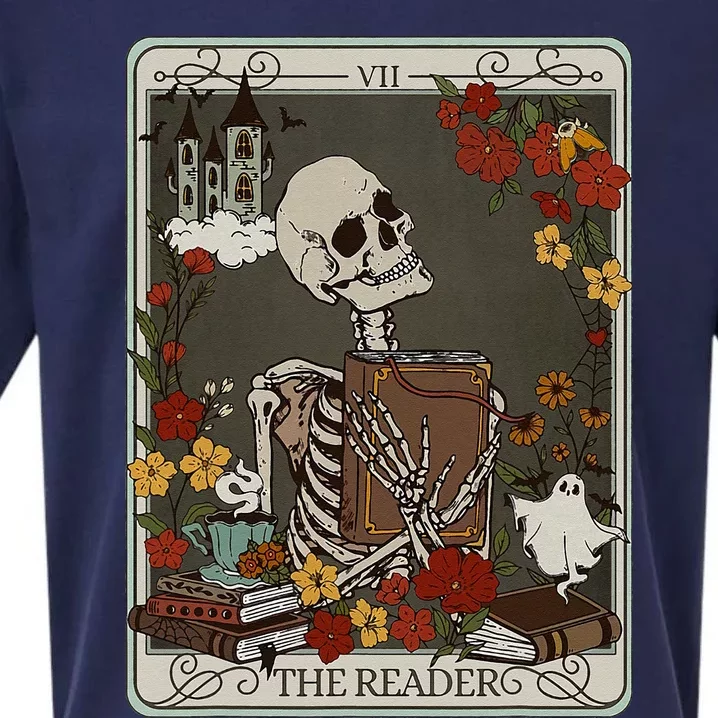 The Reader Tarot Card Bookish Sueded Cloud Jersey T-Shirt