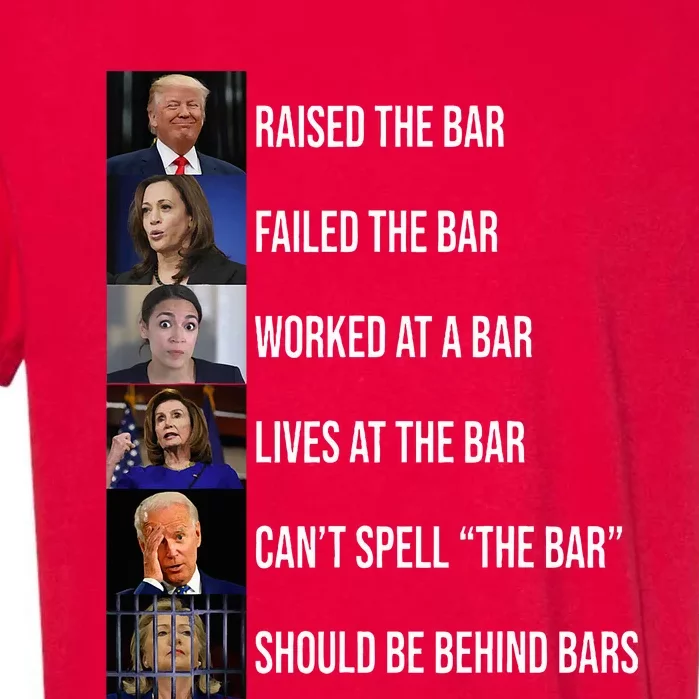 Trump Raised The Bar Failed The Bar Garment-Dyed Heavyweight T-Shirt