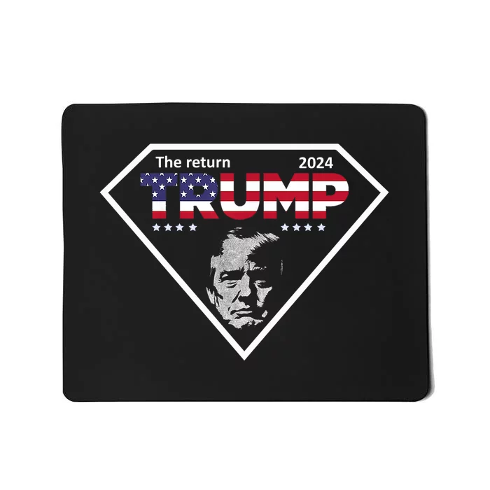 The Return | Trump 2024 Us Flag Mousepad