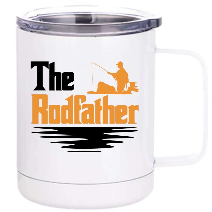 The Rodfather Front & Back 12oz Stainless Steel Tumbler Cup