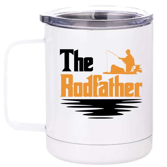 The Rodfather Front & Back 12oz Stainless Steel Tumbler Cup