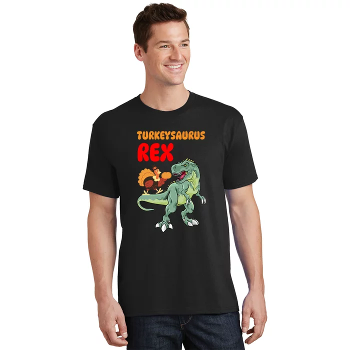 Turkeysaurus Rex Turkey Dino Thanksgiving T-Shirt