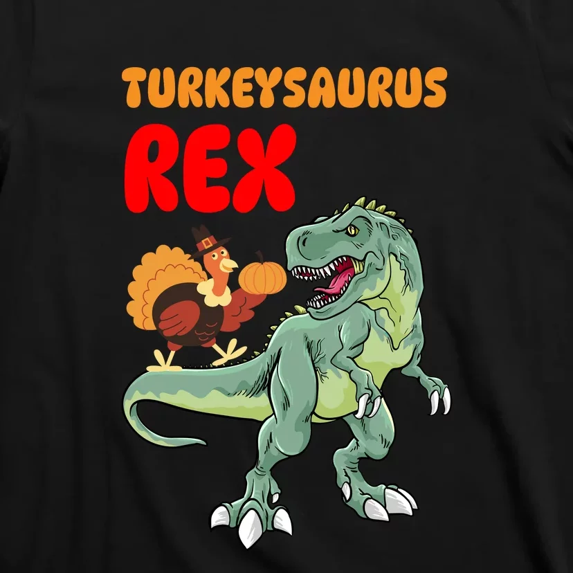 Turkeysaurus Rex Turkey Dino Thanksgiving T-Shirt