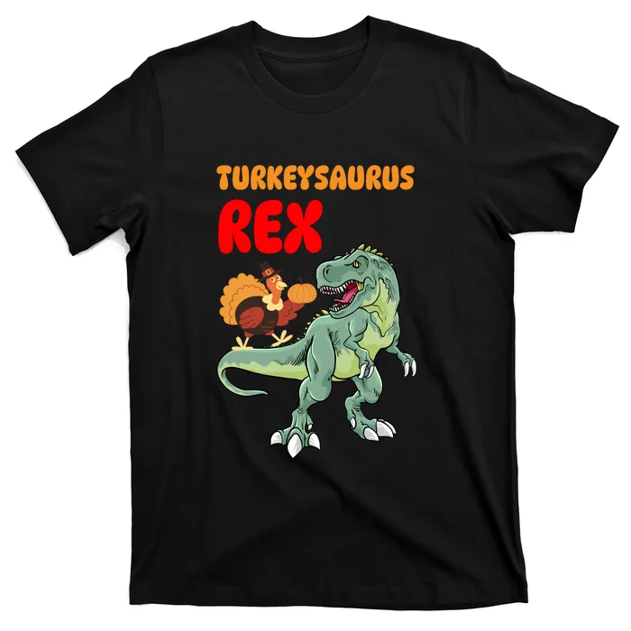 Turkeysaurus Rex Turkey Dino Thanksgiving T-Shirt