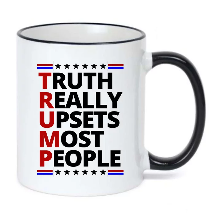 Trump Really Upsets Most People Political Black Color Changing Mug